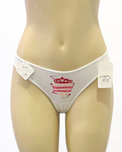 Load image into Gallery viewer, Cotton Spandex Thong- Queen Of Hearts