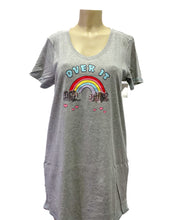 Load image into Gallery viewer, V Neck “Over It” Sleep Shirt
