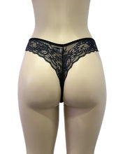 Load image into Gallery viewer, In The Spot Light Thong- Black
