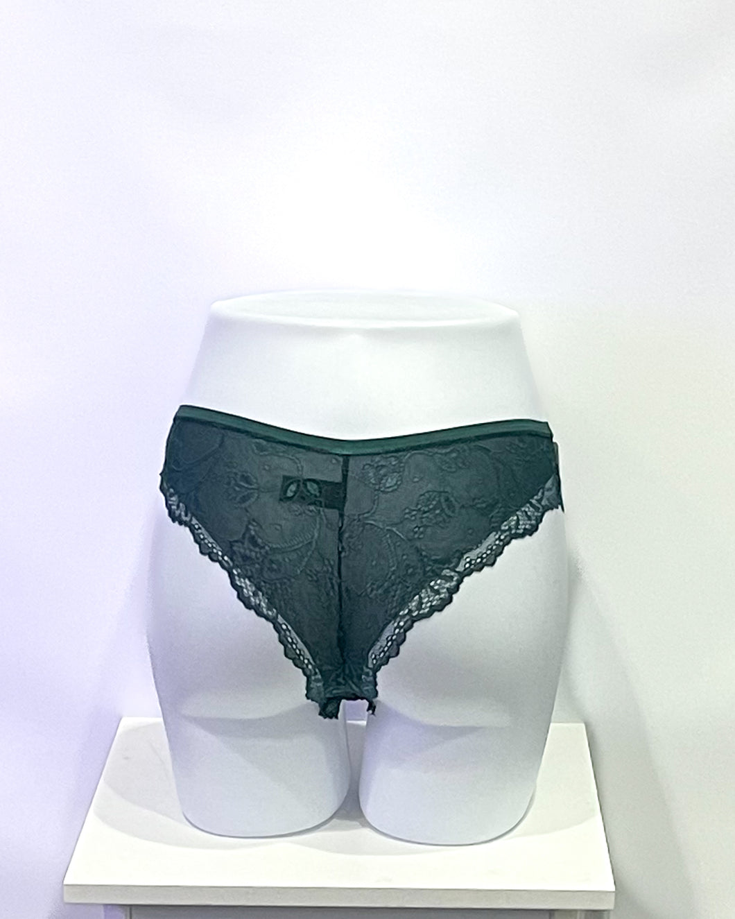 Red Carpet Ready Tanga- Deep Green