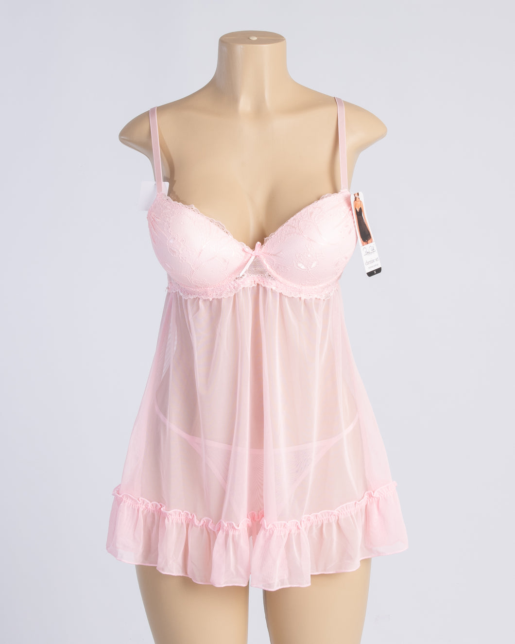 Red Carpet Ready Chemise with G-String