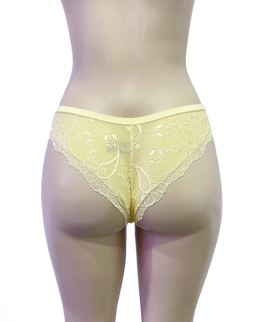 Red Carpet Ready Tanga- Banana Yellow