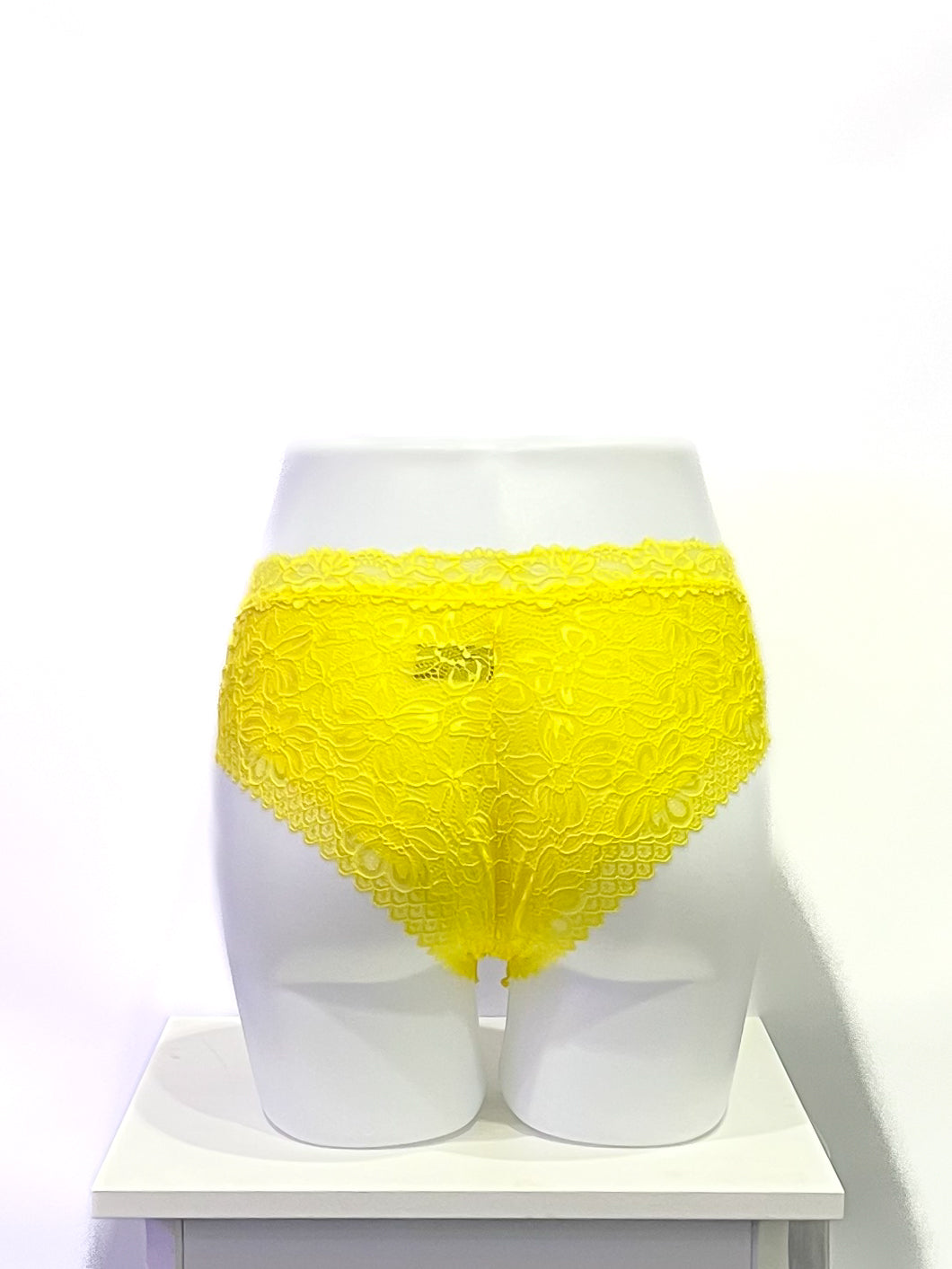 All About Lace Hipster-Yellow