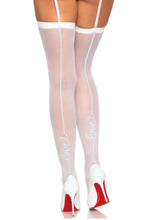 Load image into Gallery viewer, True Love Backseam Stockings
