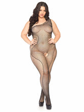 Load image into Gallery viewer, Plus Simple Seduction Rhinestone Bodystocking
