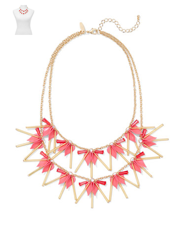 BEADED STATEMENT NECKLACE