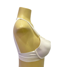 Load image into Gallery viewer, No Bad Vibes Bra- White
