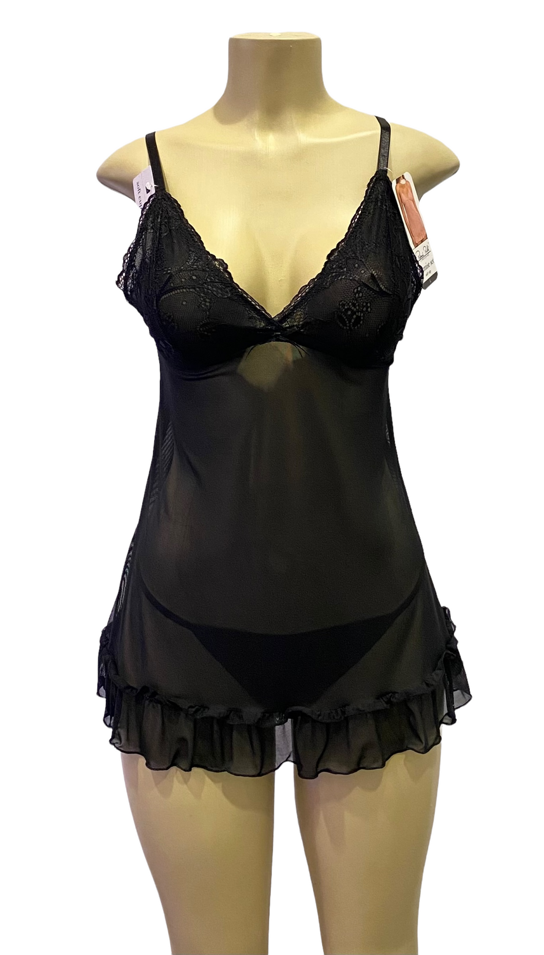 Red Carpet Ready Soft Cup Chemise with G String