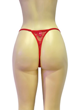 Load image into Gallery viewer, G-String Thong- Red
