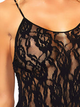 Load image into Gallery viewer, 2 PC Rose Lace Flared Chemise
