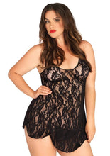 Load image into Gallery viewer, Rose Lace Flair Chemise
