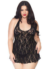 Load image into Gallery viewer, Rose Lace Halter Chemise
