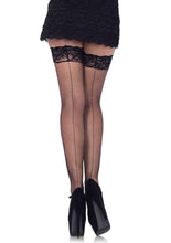 Load image into Gallery viewer, Stay Up Fishnet Tights
